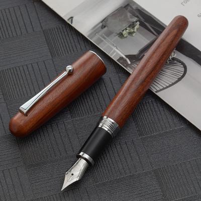 China Pen Gift Ou Gu Wen Luxury High Quality Printed Wooden Pens With Logo Bank Hotel Corporate Pen Custom Made for sale