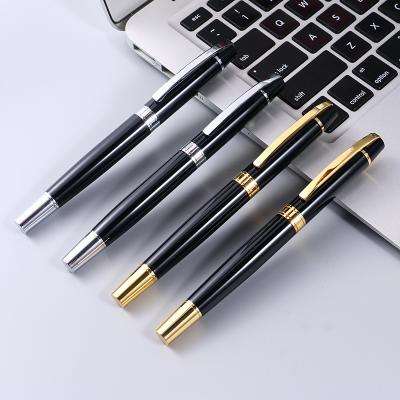 China OU GU Wen Factory Supply Luxurious Metal Popular Black Pen For Office Business Roller for sale