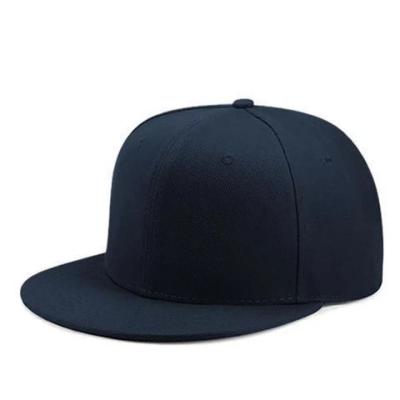 China High Quality Custom COMMON Logo Polyester Linen Flat Bill Snapback 6 Panel Embroidery Hat, Laser Cut Hole Perforated Hat for sale