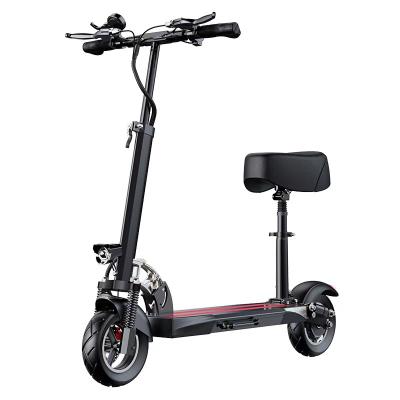 China Unisex Folding Hub Motor Motorized Scooter 30 MPH For Adults 300 Pounds Mopeds Led Lightweight Powerful Electric Scooter for sale