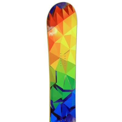 China Solid Poplar Wood+Fiberglass+ABS Flexible Poplar Wood Base Snowboard For Adult for sale