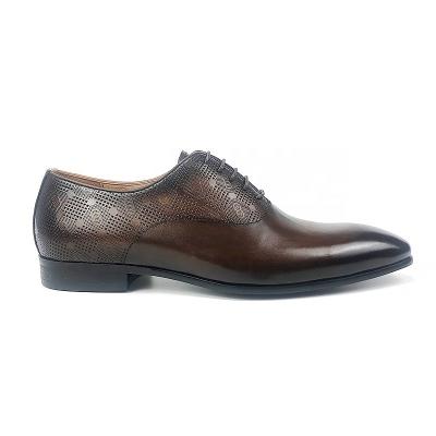 China Customizable Round Customizable Special Design Patent Leather Oxford Shoes Patent Leather Oxford Shoes Unique Black Brown Shoes For Men for sale