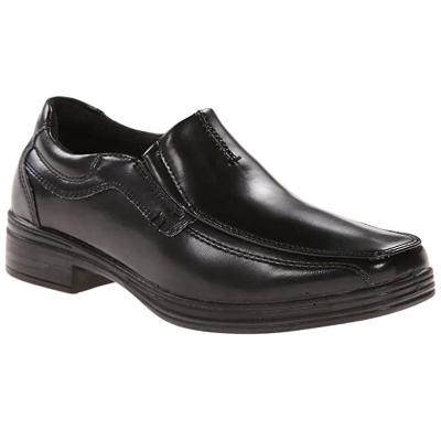 China PU Students Fashion PU Leather Dress Formal Black Kids School Shoes For Boys for sale