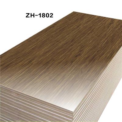 China Moisture Proof No Color Fading High Gloss Marble Texture UV MDF Board For Wardrobe for sale