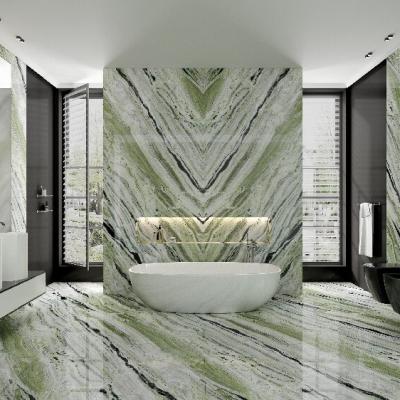 China Environmental protection factory rock veneer large size living room wall tile marble luxury modern porcelain agglomerated stone slab for sale