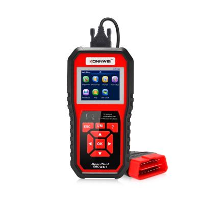 China KW850 Konnwei Professional Handheld Obd2 Scan Tool And Can Scan Tool Red Color KW850 for sale