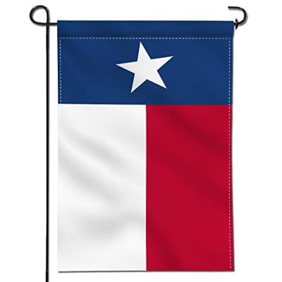 China Low MOQ FLYING Blue White And Red Red Sell Well For Family Decoration Texas State Garden Flag for sale