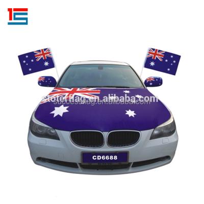 China Australia Flag Car Hood Cover Flag 3.3X5FT Car Hood Banner Motor FLYING Flag for sale