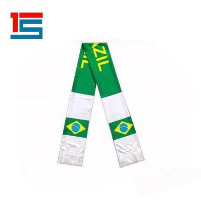 China Promotion Black Green Blue Red Yellow White Orange Team Colors Soccer Infinity Scarves Football For Colleges for sale