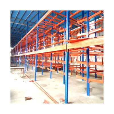 China Corrosion Protection Storage Warehouse Platform Anti-corrosion Steel Mezzanine Cantilever Rack for sale