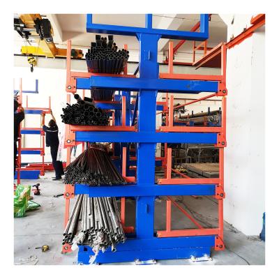 China Corrosion Protection Manual Training Racking Vessel Piping Storage Rack Telescopic Cantilever Shelf for sale