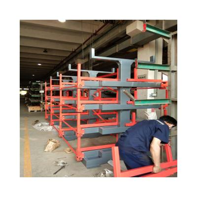 China Corrosion Protection Manufacturers Can Customize Each Cantilever Arm 600-1000 Kg Pipe Storage Steel Plate Storage Rack for sale