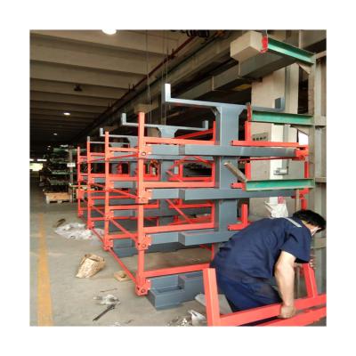 China High Quality Outdoor Storage Warehouse Corrosion Protection Stainless Steel Telescopic Cantilever Rack for sale