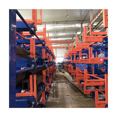 China Profile best-selling anti-corrosion storage warehouse corrosion protection stainless steel telescopic cantilever rack for sale