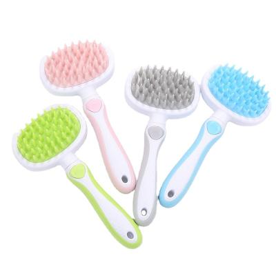 China Cute and Portable Sustainable Smooth Hair Non-Knotted Plastic Massage Comb Not Hurt Soft Scalp Tooth Hair Brush for sale