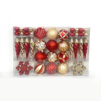 China Plastic Christmas Ornaments Adornos De Navidad Decoration Productos Navideos Navidad y ao Nuevo Christbaumkugeln Enfeites Natal for sale