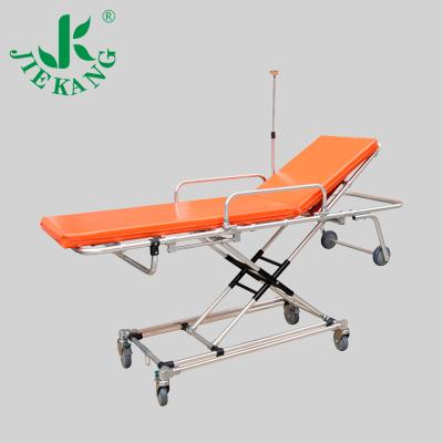 China Modren Hot Selling High Quality Medical Automatic Folding Ambulance Stretcher With Wheels for sale