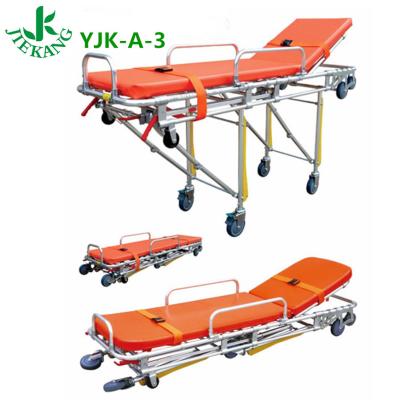 China Modren hot sale foldable stretcher rolls aluminum alloy ambulance stretcher bed with low price for sale