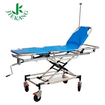 China Wholesale Professional Portable Emergency Rescue Hospital Trolley Folding Emergency Ambulance Stretcher Medical Patient Bed for sale