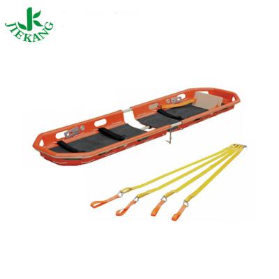 China Newest High Quality ABS+Aluminum Alloy Plastic Tube Jiekang Safety Helicopter Rescue Basket Ambulance Stretcher for sale