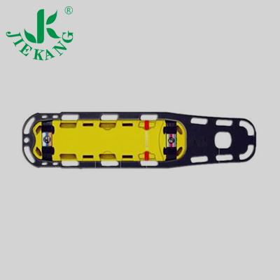 China Portable HDPE Plastic Medical Emergency Rescue Spine Backboard Floating Rescue Board Price With Head Strap Immobilizer for sale