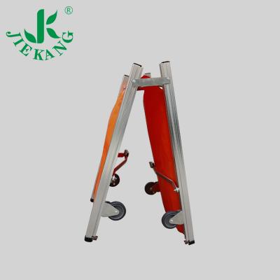 China Modern Hot Selling Price Hospital Equipment Emergency Aluminum Alloy PVC Material 4 Wheels Folding Stretcher for sale