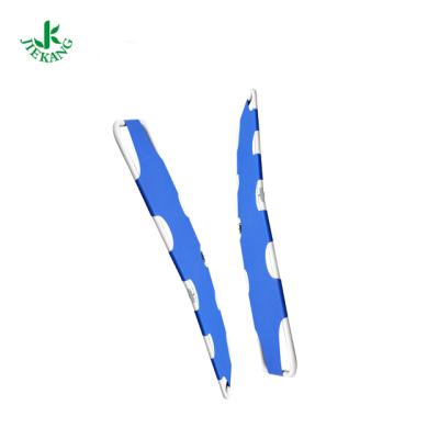 China Wholesale Portable Foldable Medical Patient Transfer Rescue First Aid Steel Folding Stretcher for sale