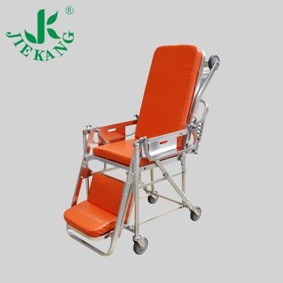 China Aluminum Alloy Hot Foldable First Aid Price Mordern Sale Ambulance Wheelchair Automatic Loading Stretcher for sale