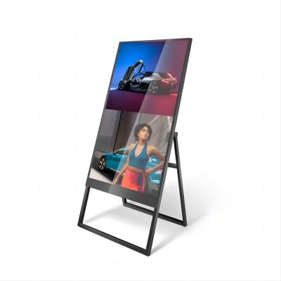 China P2 P2.5 Wifi 4G Digital LED Advertising Stand For Indoor And Outdoor for sale