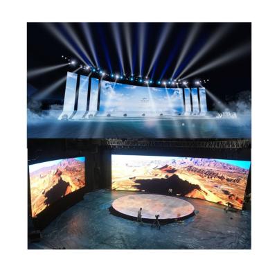 China 3.91mm Pixel Pitch LED Screen for Wedding and Nightclub TEWEI P3.9I LED Curve Display for sale