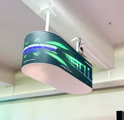 China Digital Signage LED Screen Indoor / Outdoor Curved Design LED Advertising Digital Display Board à venda