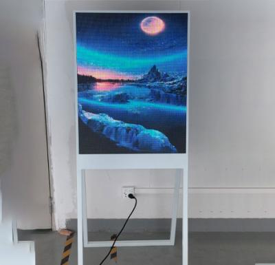 China P3 Indoor LED Display Screen For Advertising , Diagonal Support LED Poster Screen A014 for sale