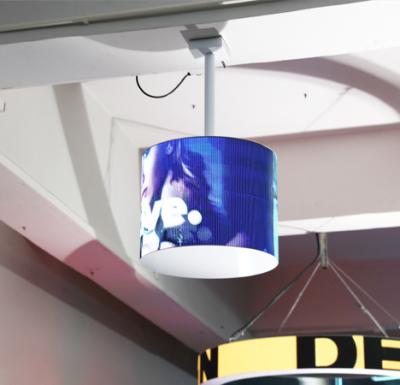 China Customizable LED Sign Easy Installation Waterproof IP30 Hanging Circular LED Screen A005 for sale