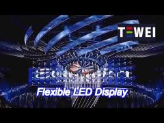 flexible led display customized full color curved flexible led display board with ip31 certification