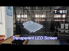 transparent led screen double-sided led screen transparent led screen p3.91 indoor led screen