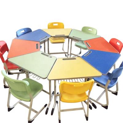 China School sets school furniture assemble study table and chair for sale