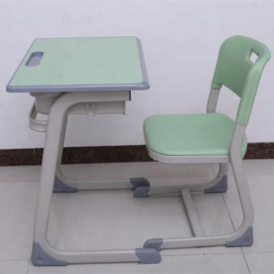 China Single Seat Luxury Customized Classroom School Desk And Chair For All Grade Student for sale