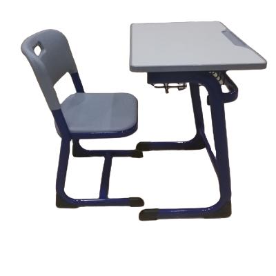 China Modern Hot Sale Cheap Simple Modern MDF Classroom Student Desk And Chair for sale