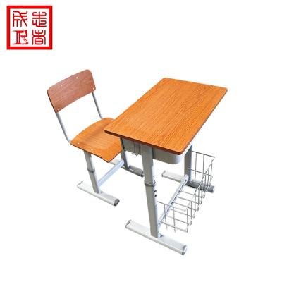 China Modern Kids Study Simple Student Desk And Chair With Wooden Material for sale