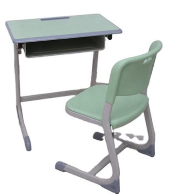 China Modern Student School Furniture Classroom Study Desk and Chair Set for sale