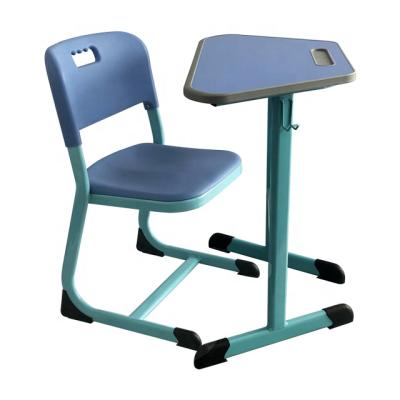 China Simple Chinese Cheap Classroom Desk and Chair School Writing Table with Book Drawer for Student Furniture for sale