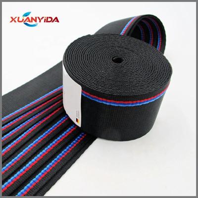 China Universal Popular Wrapping Flags Harness Polyester Ribbon Webbing Car Seat Seat Belts For BMW for sale