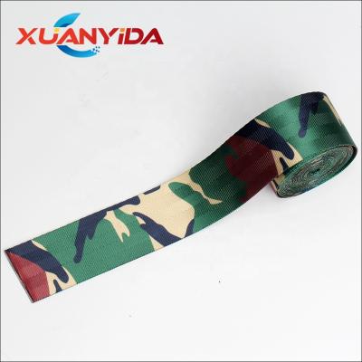 China Universal Sports Camouflage Seat Belt Webbing Racing Car Seat Seat Belts for sale