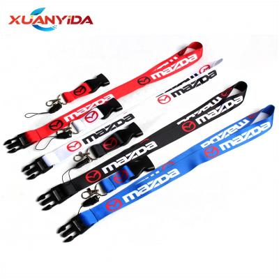 China Mazda Heat Transfer Nylon ID Card iPhone Lanyards for sale