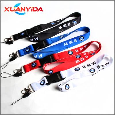 China Nylon Popular Custom Auto Sales Promotion Logo Lanyards For BMW for sale