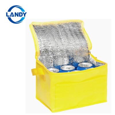 China Disposable Cooler Bag Wine Cooler Packaging Bag Waterproof Freezable Insulated Cooling Cool Box for sale