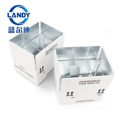 China Disposable Cardboard Freezer Shipping Chocolate Overnight Without Melting Paper Box In Hot Summer Weather for sale