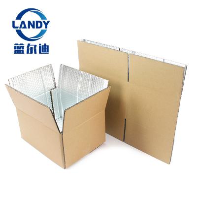 China Waterproof Cold Bag Box Cooler Heat Insulation For Seafood Foldable for sale