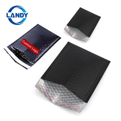 China Shock Resistance Custom Padded Bubble Mailer Matte Black Bubble Mailer Envelopes Black Padded Mailer Envelopes for sale