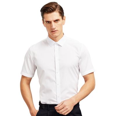 China Custom Size Plus Size Anti-pilling Classic Full Sleeve Plain 100% Cotton Non Iron White Dress Shirts Mens Casual Shirts for sale